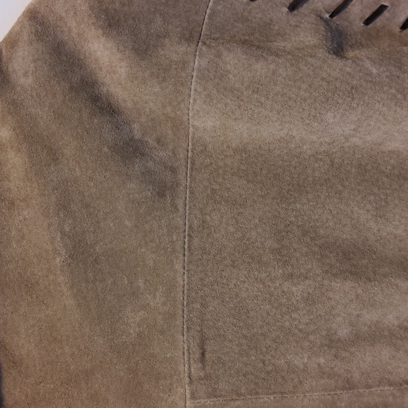 The Quacker Factory Women's Size 1X 100% Leather Western Horse Themed Shirt - Picture 11 of 15